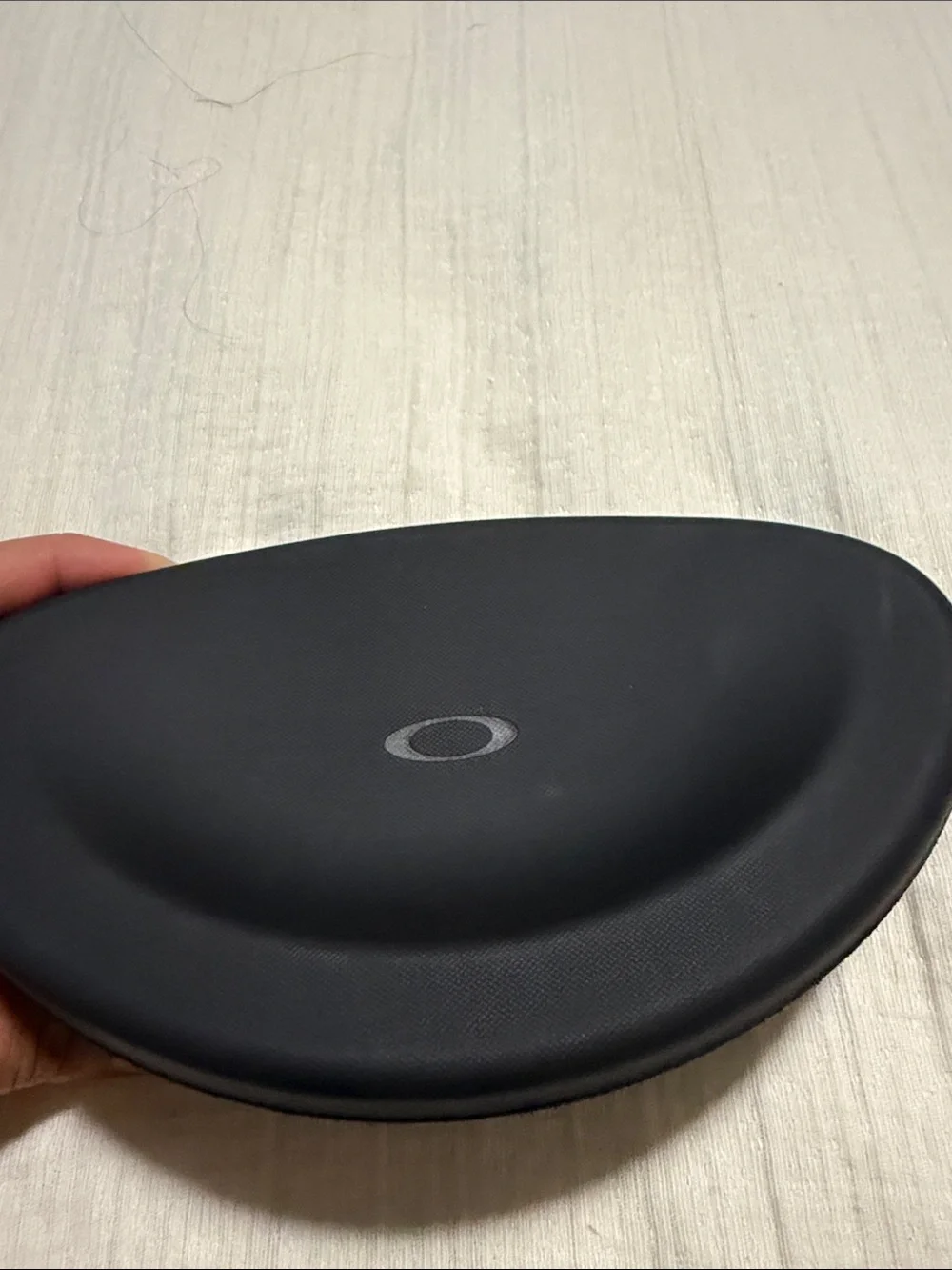Oakley Black Semi-Hard Sunglasses Case with Silver Logo